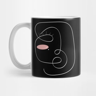 abstract face Mug